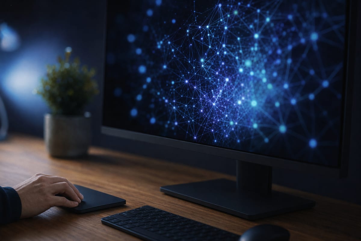 AI marketing trends 2026 - futuristic data analytics visualization