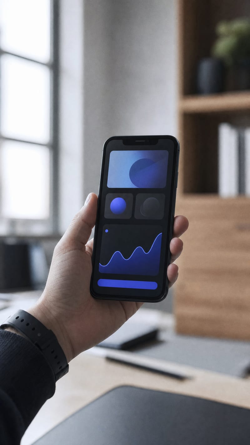 Mobile marketing analytics dashboard
